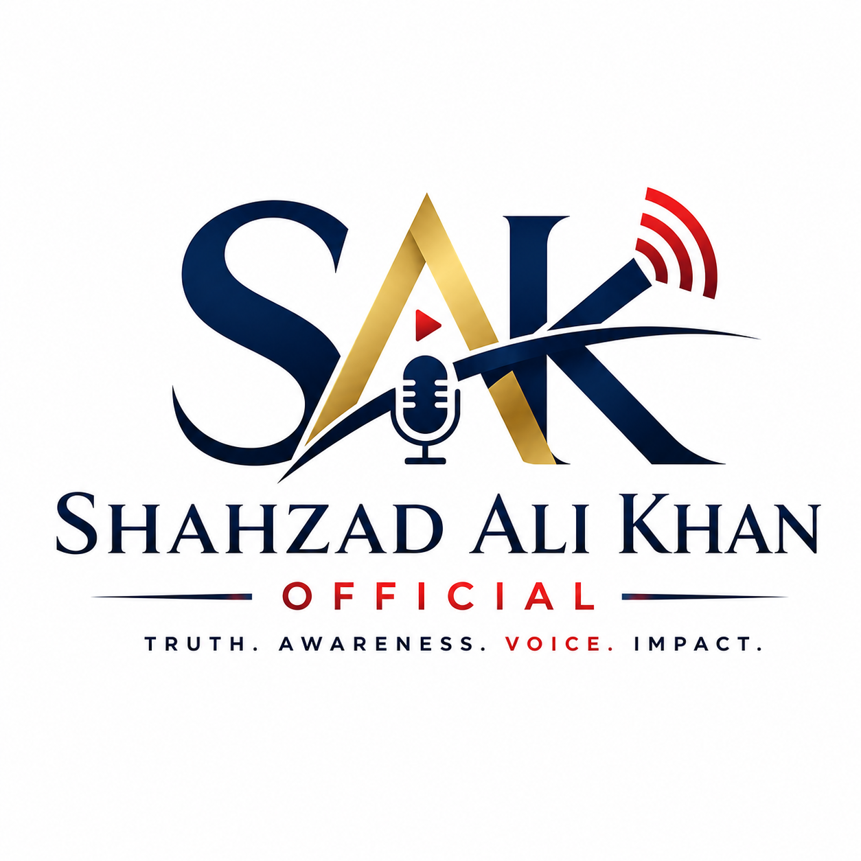 Shahzad Ali Khan Official Logo